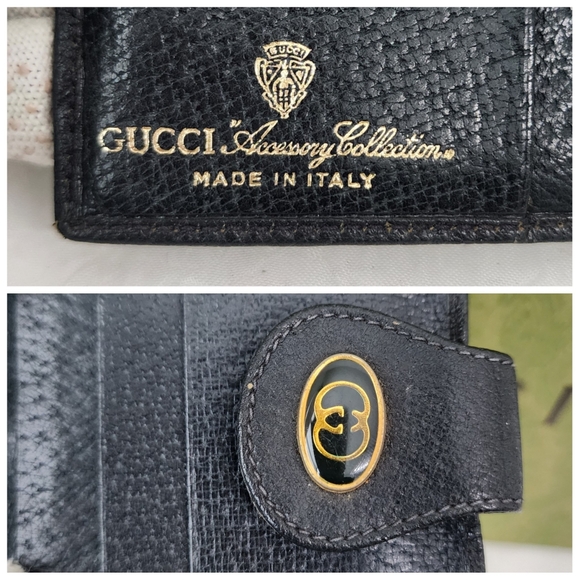 Auth Gucci GG Sherry Line Compact Wallet - Picture 3 of 6